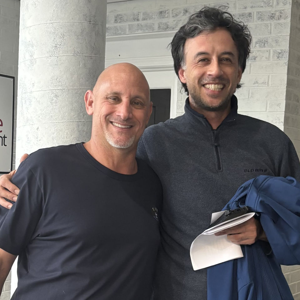 Dr. Bradley Hochman with patient